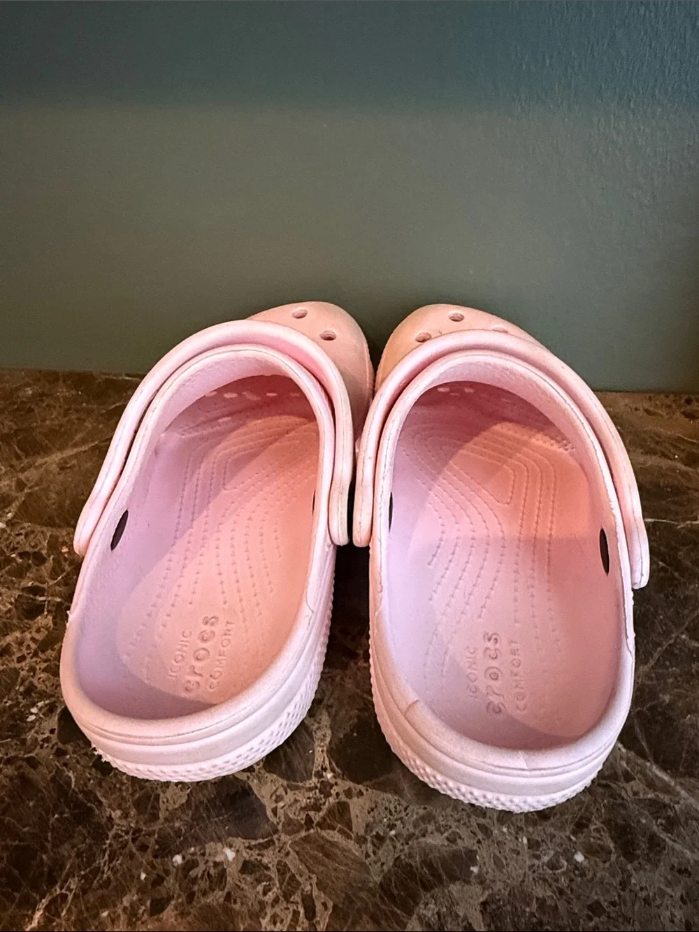 CROCS Kids Light Pink Classic Clog